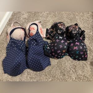 PINK Victoria's Secret Bra, Torrid Bra, Cacique Bra 42 DDD